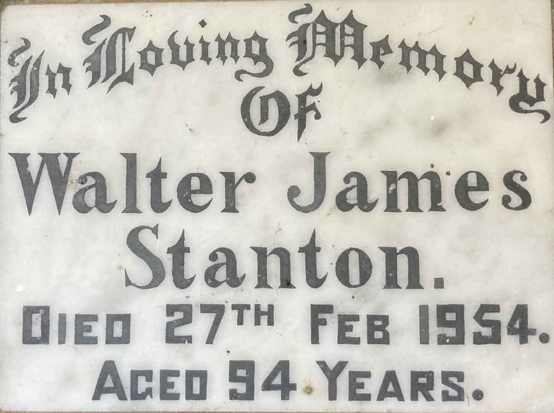 STANTON Walter James -1954