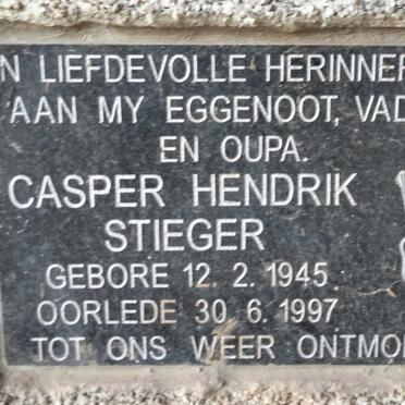 STIEGER Casper Hendrik 1945-1997