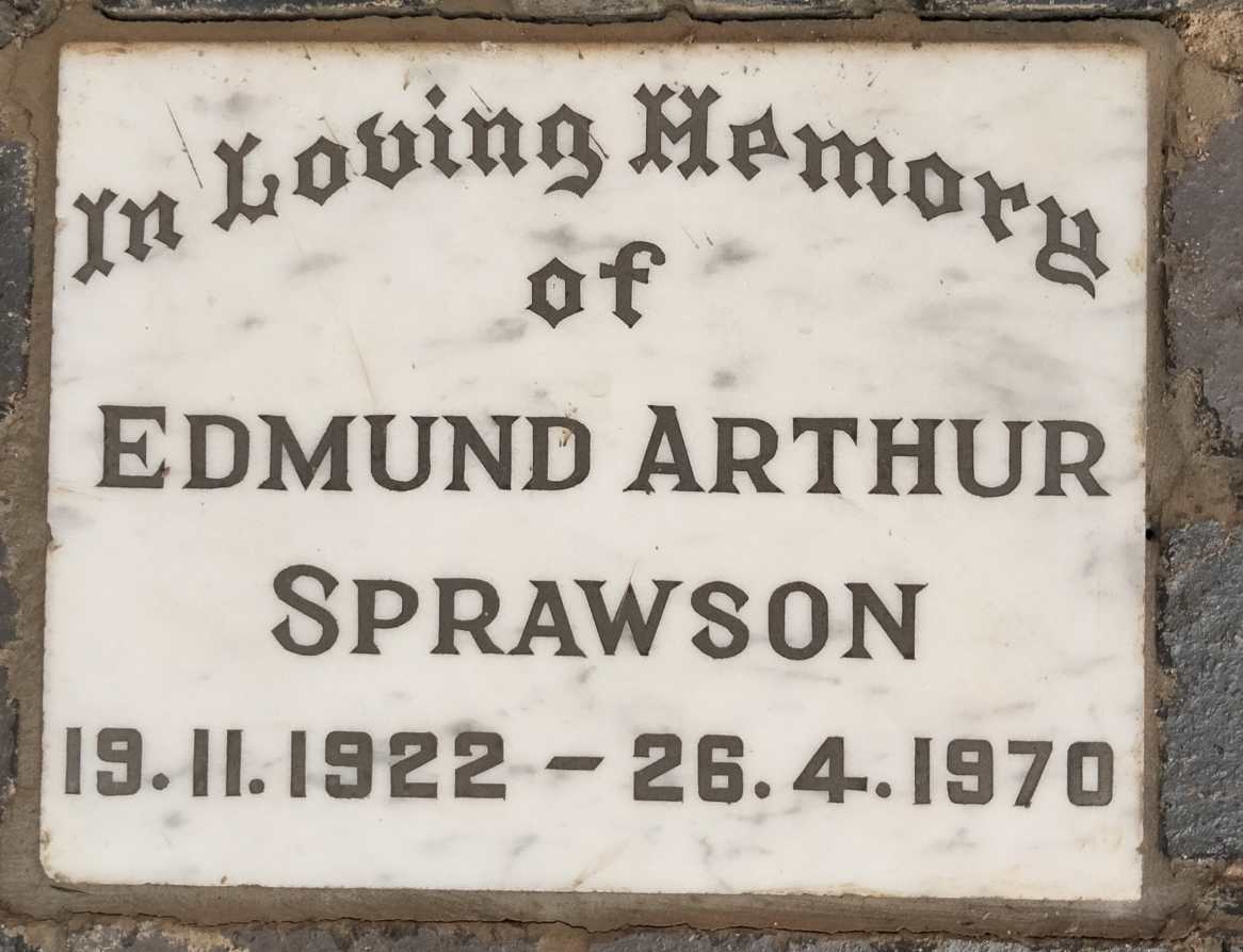 SPRAWSON Edmund Arthur 1922-1970