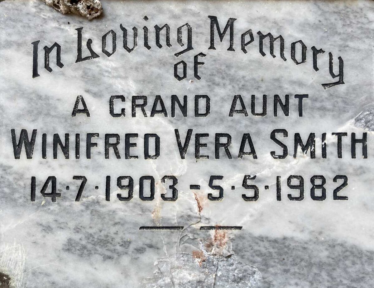 SMITH Winifred Vera 1903-1982
