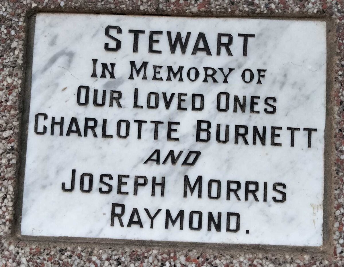 STEWART Joseph Morris Raymond & Charlotte Burnett