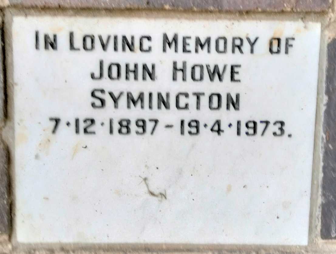 SYMINGTON John Howe 1897-1973