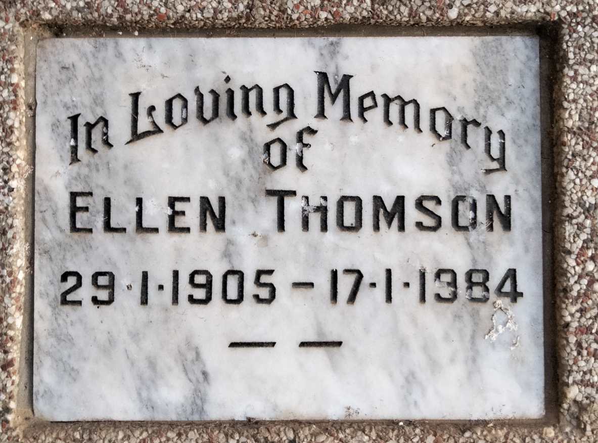THOMSON Ellen 1905-1984