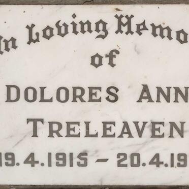 TRELEAVEN Dolores Anne 1915-1970
