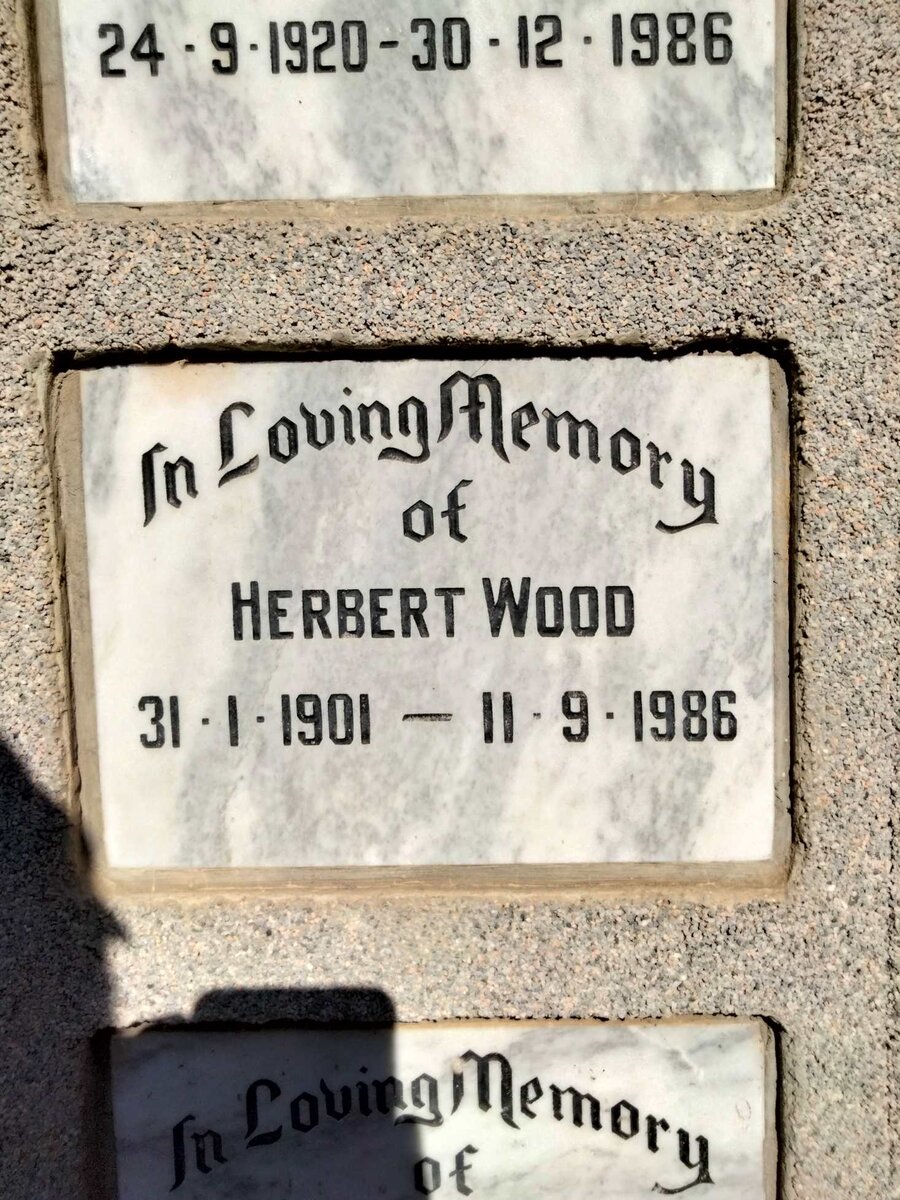 WOOD Herbert 1901-1986