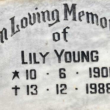 YOUNG Lily 1901-1988