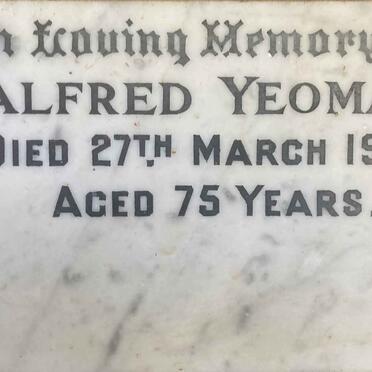 YEOMAN Alfred -1959
