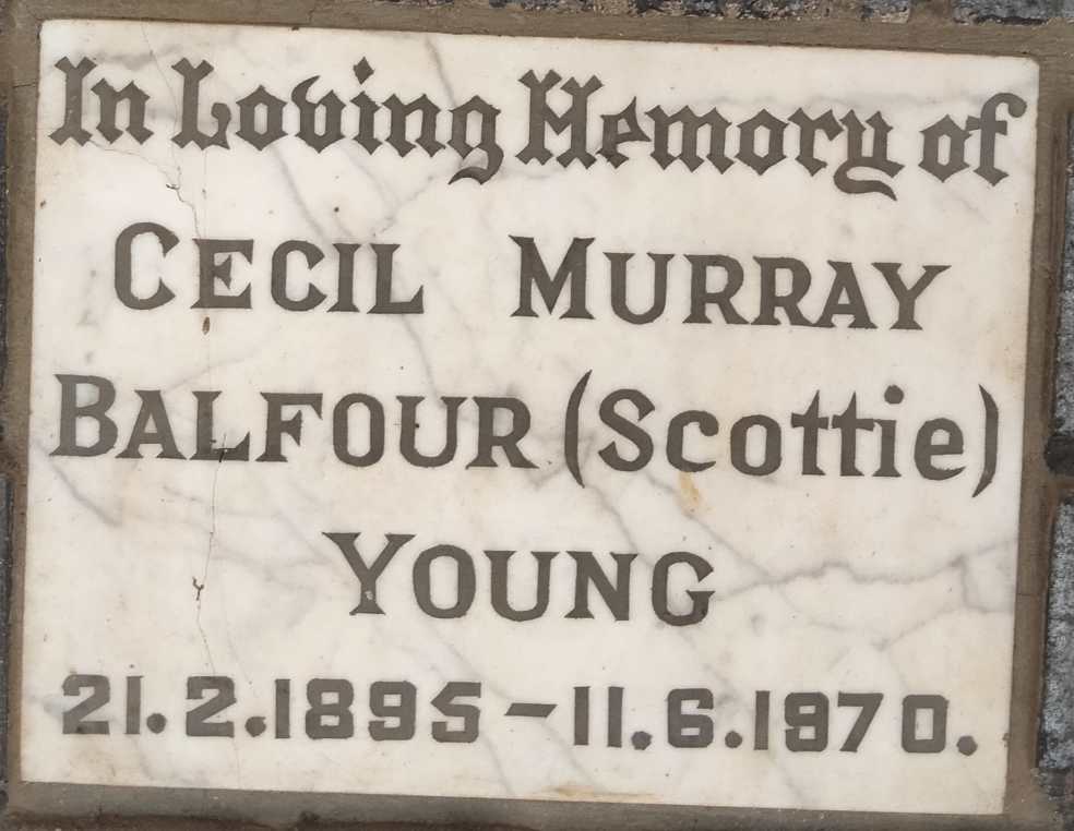 YOUNG Cecil Murray Balfour 1895-1970