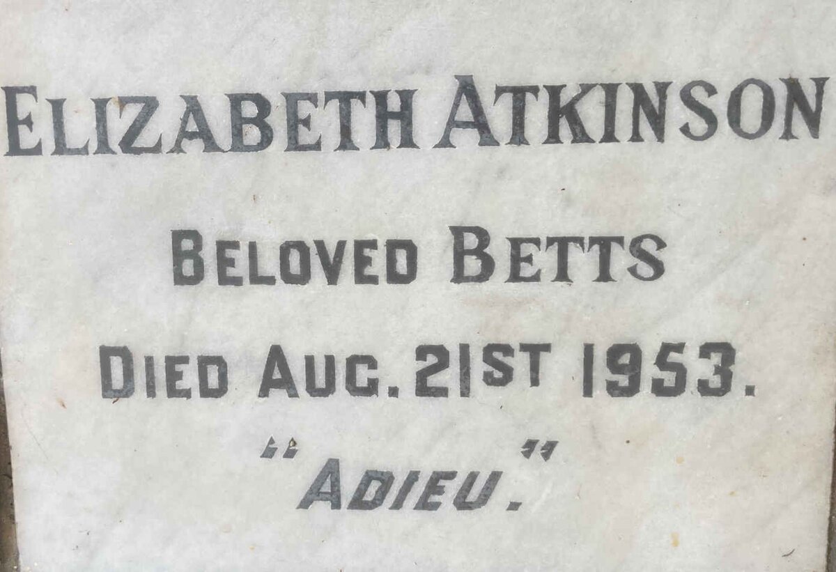 ATKINSON Elizabeth -1963