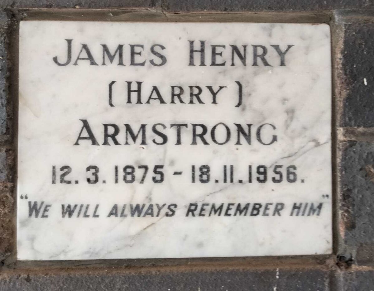 ARMSTRONG James Henry 1875-1956