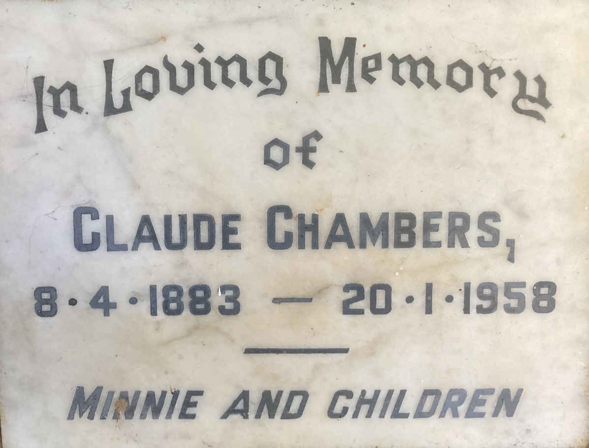 CHAMBERS Claude 1883-1958