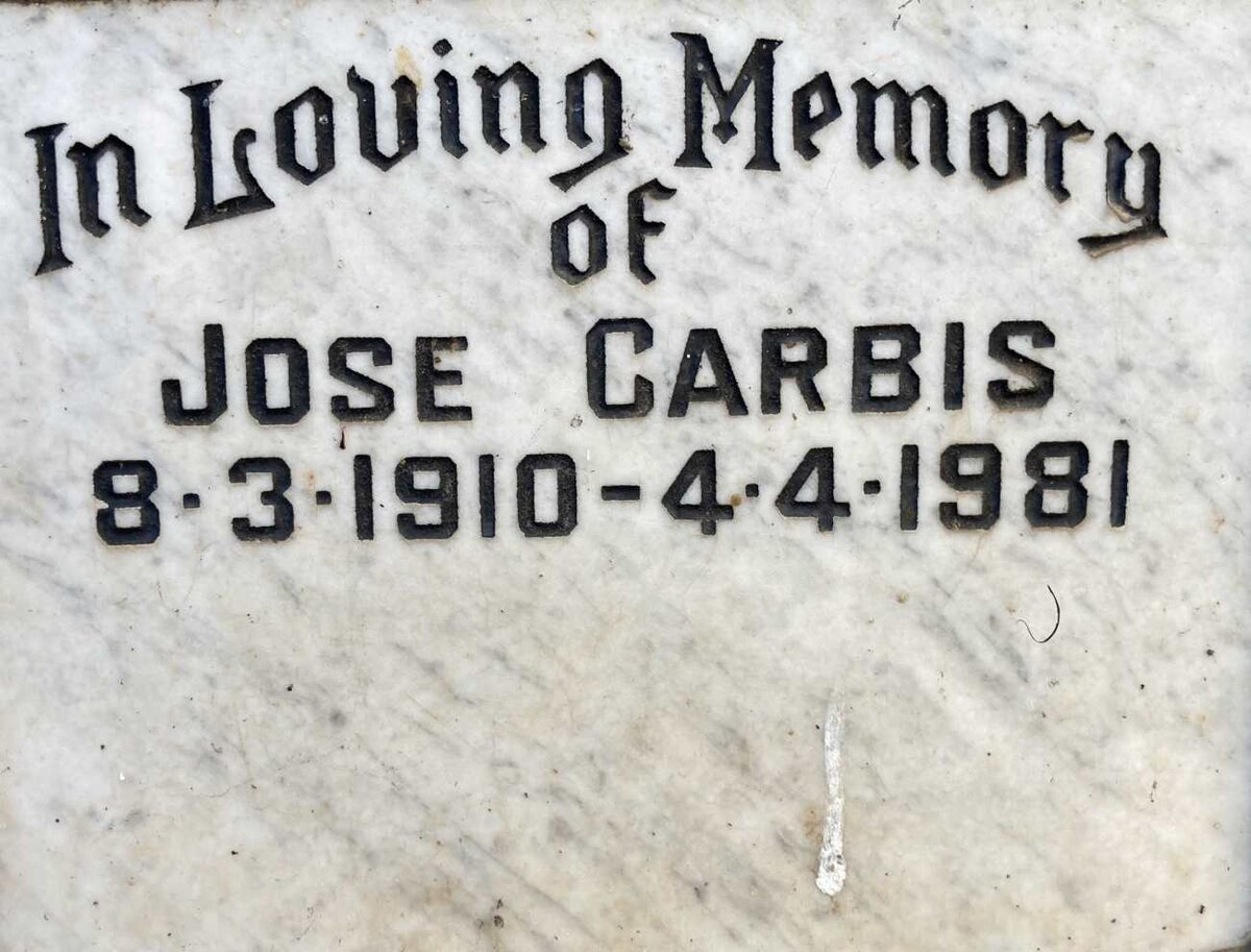 CARBIS Jose 1910-1981