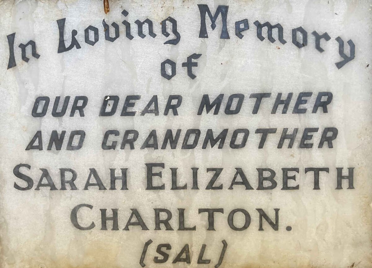 CHARLTON Sarah Elizabeth