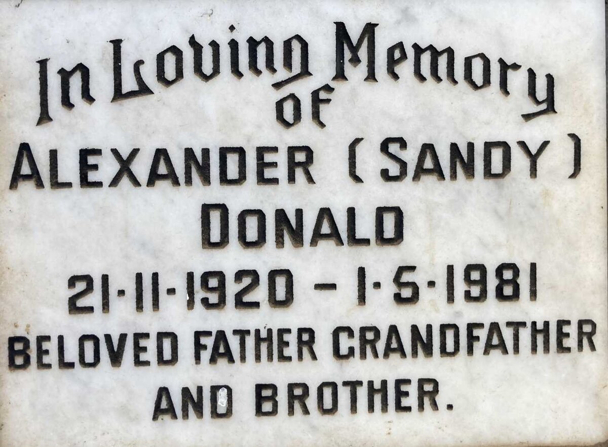 DONALD Alexander 1920-1981