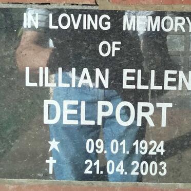 DELPORT Lillian Ellen 1924-2003