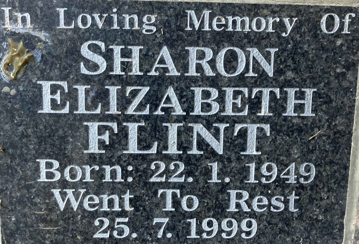 FLINT Sharon Elizabeth 1949-1999