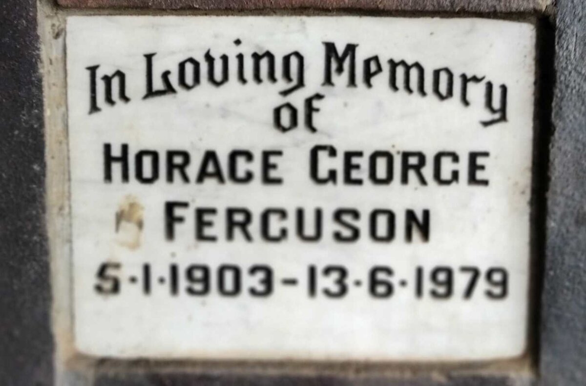 FERGUSON Horace George 1903-1979