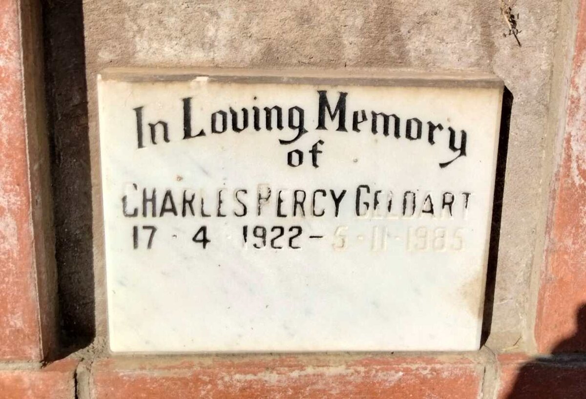 GELDART Charles Percy 1922-1985