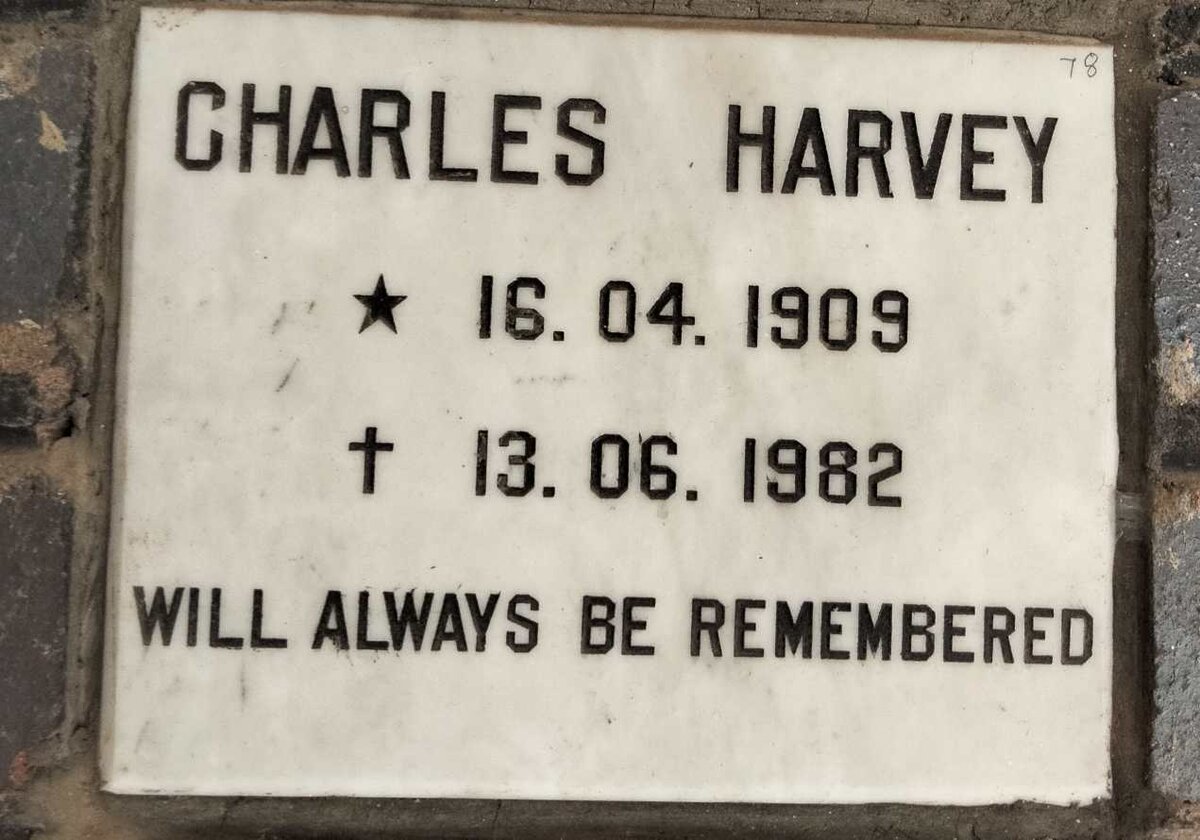 HARVEY Charles 1909-1982
