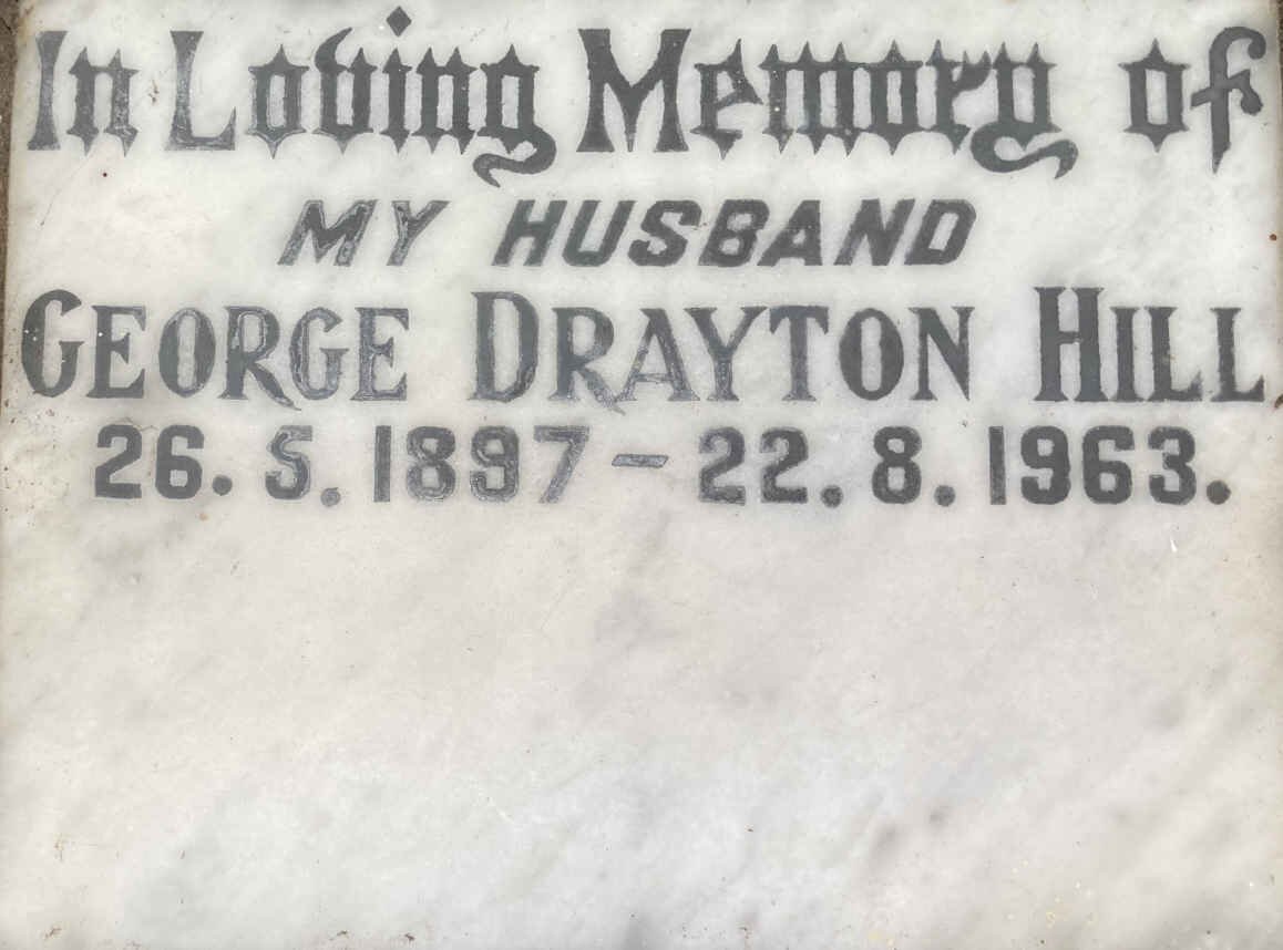 HILL George Drayton 1897-1963