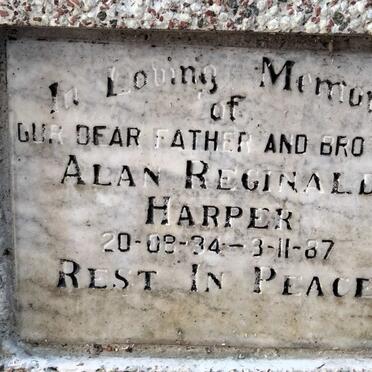HARPER Alan Reginald 1934-1987