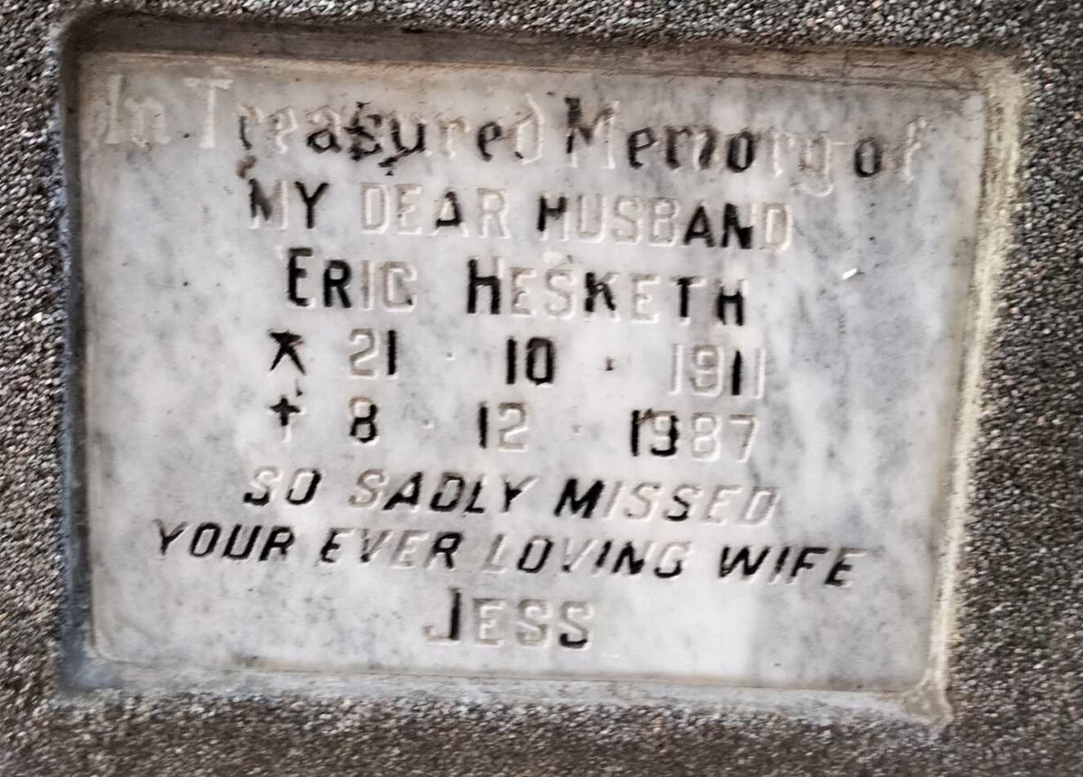 HESKETH Eric 1911- 1987