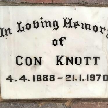 KNOTT Con 1888-1970