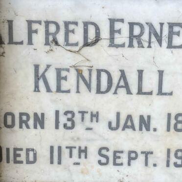 KENDALL Alfred Ernest 1896-1953
