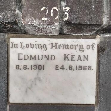 KEAN Edmund 1901-1968