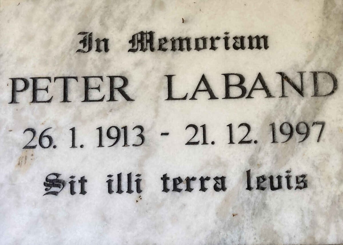 LABAND Peter 1913-1997