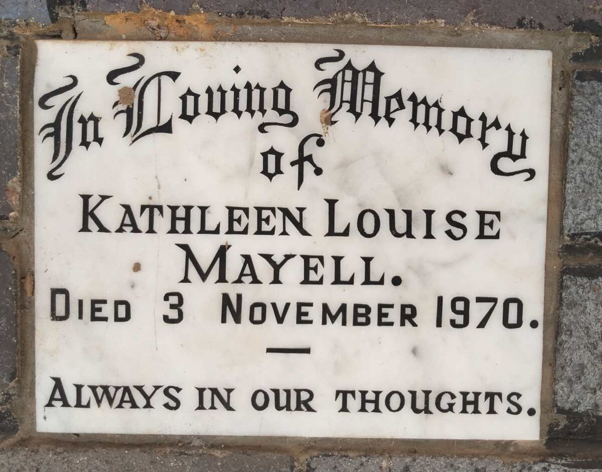 MAYELL Kathleen Louise -1970