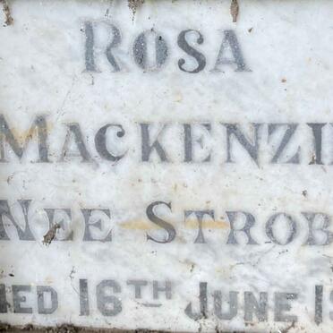 MACKENZIE Rosa nee STROBL -1951