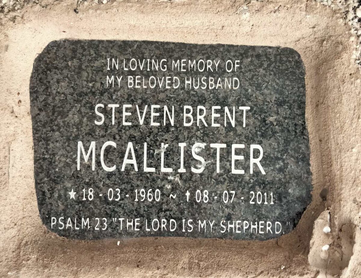 MCALLISTER Steven Brent 1960-2011