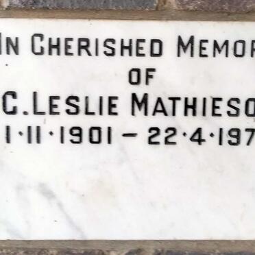 MATHIESON C. Leslie 1901-1973