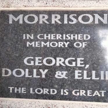 MORRISON George :: MORRISON Dolly :: MORRISON Ellie