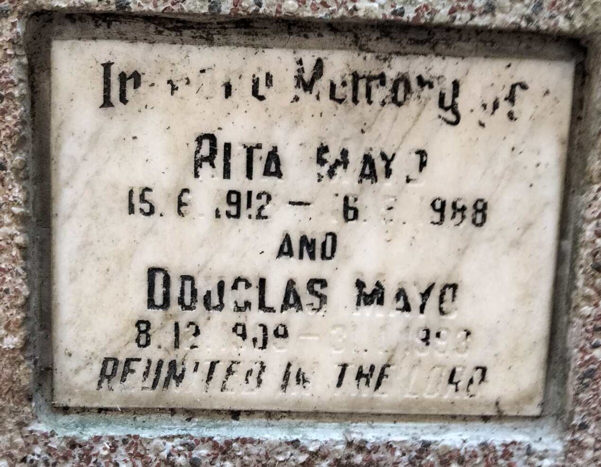 MAYO Douglas 1909-1993 & Rita 1912-1988 