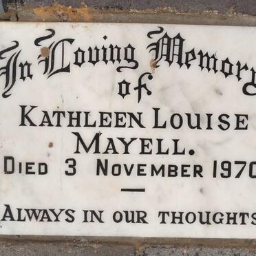 MAYELL Kathleen Louise -1970