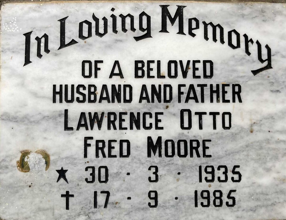 MOORE Lawrence Otto Fred 1935-1985