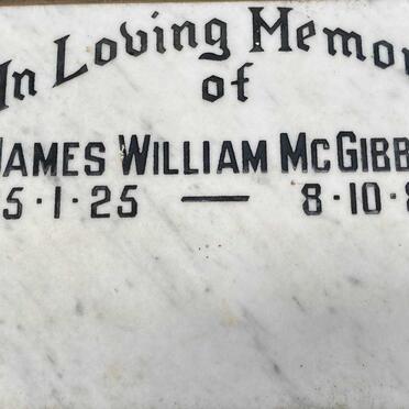 MCGIBBON James William 1925-1984