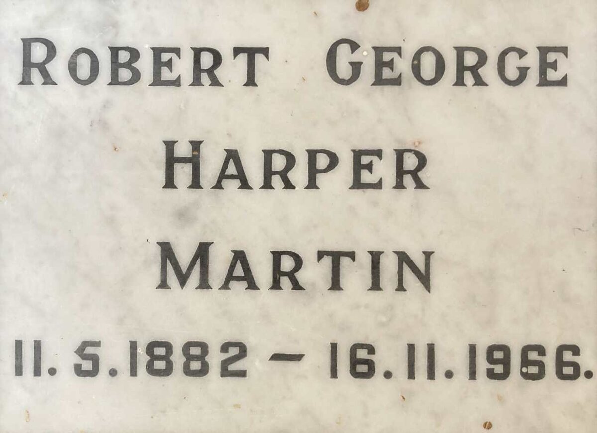 MARTIN Robert George Harper 1882-1966