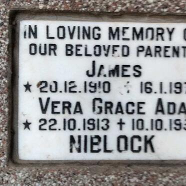 NIBLOCK James 1910-1979 & Vera Grace Ada 1913-1990
