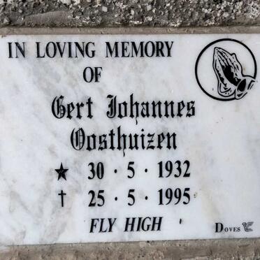 OOSTHUIZEN Gert Johannes 1932-1995
