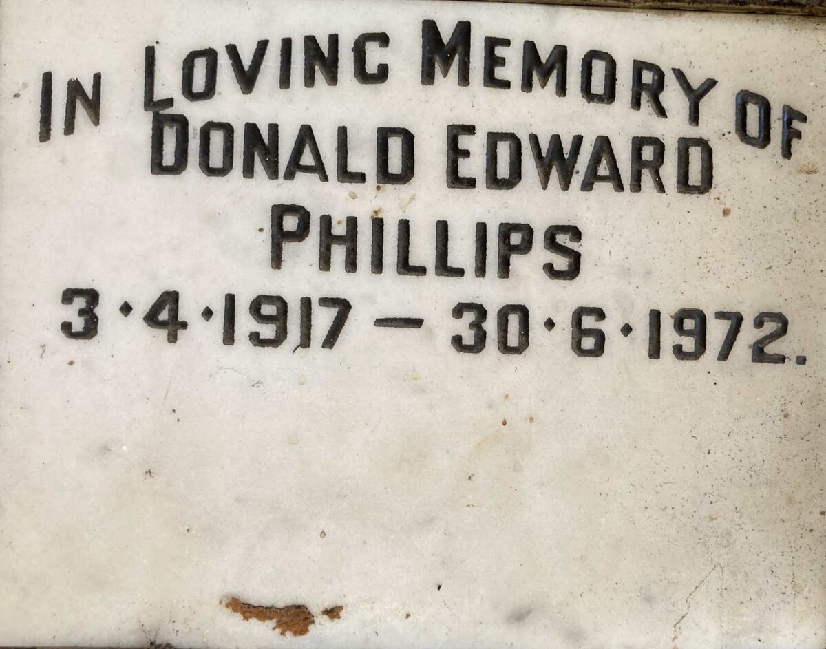 PHILLIPS Donald Edward 1917-1972
