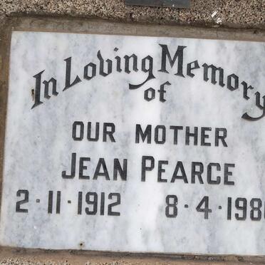 PEARCE Jean 1912-1986