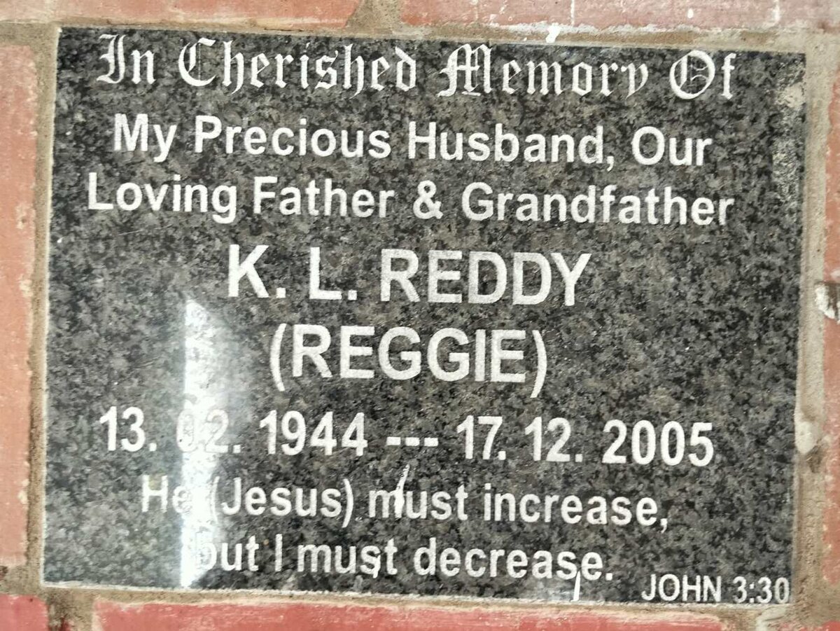 REDDY K.L. 1944-2005