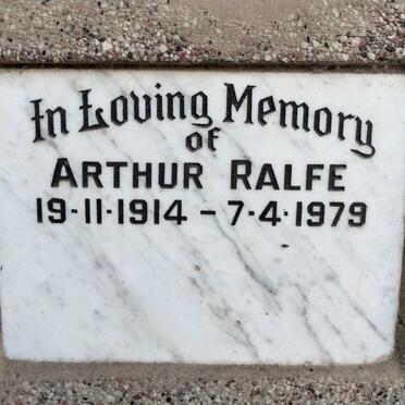 RALFE Arthur 1914-1979