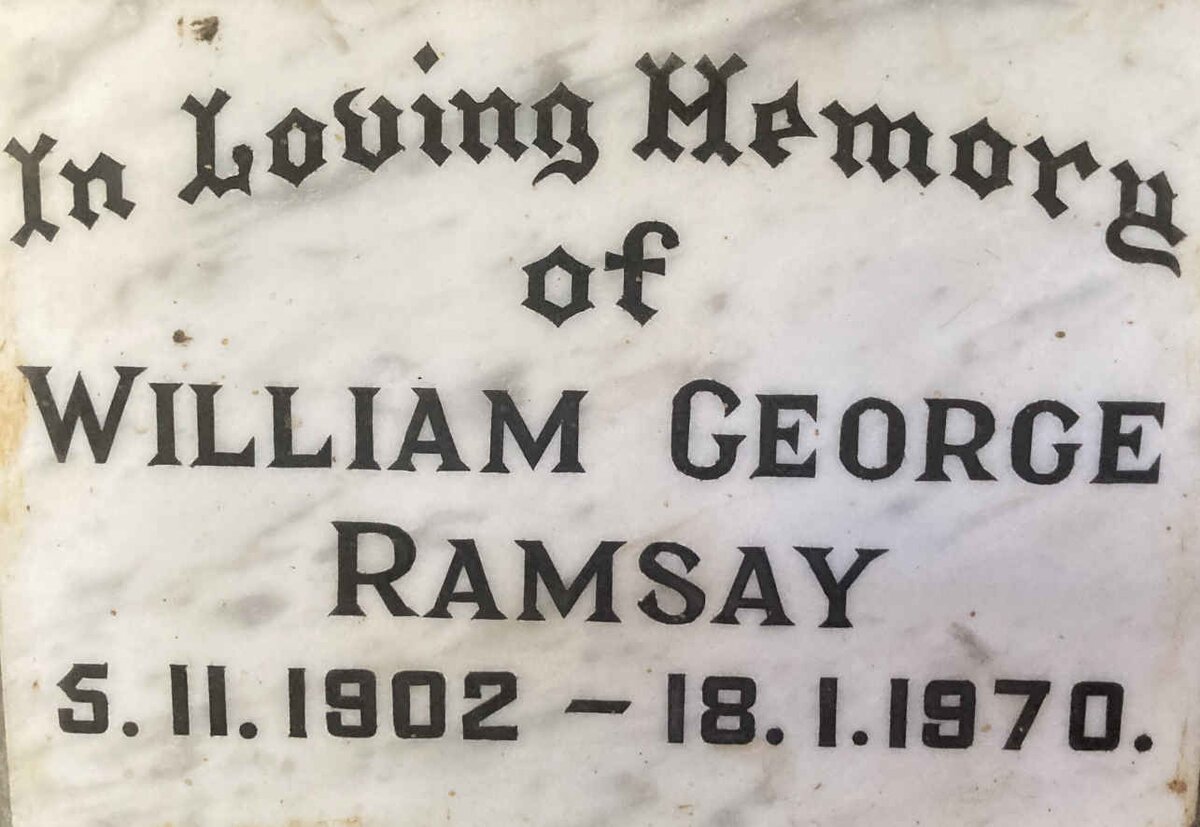 RAMSAY William George 1902-1970