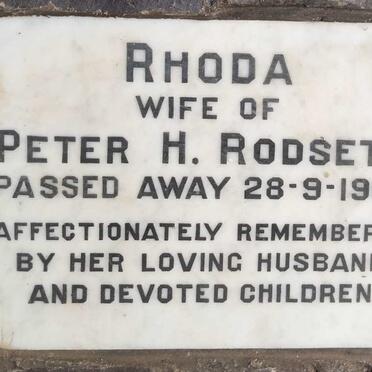 RODSETH Rhoda -1967