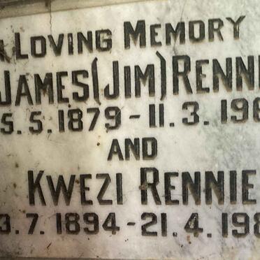 RENNIE James 1879-1969 & Kwezi  1894-1987