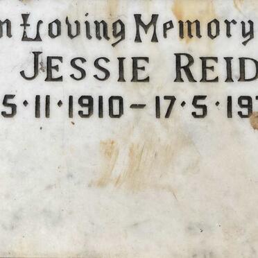 REID Jessie 1910-1972
